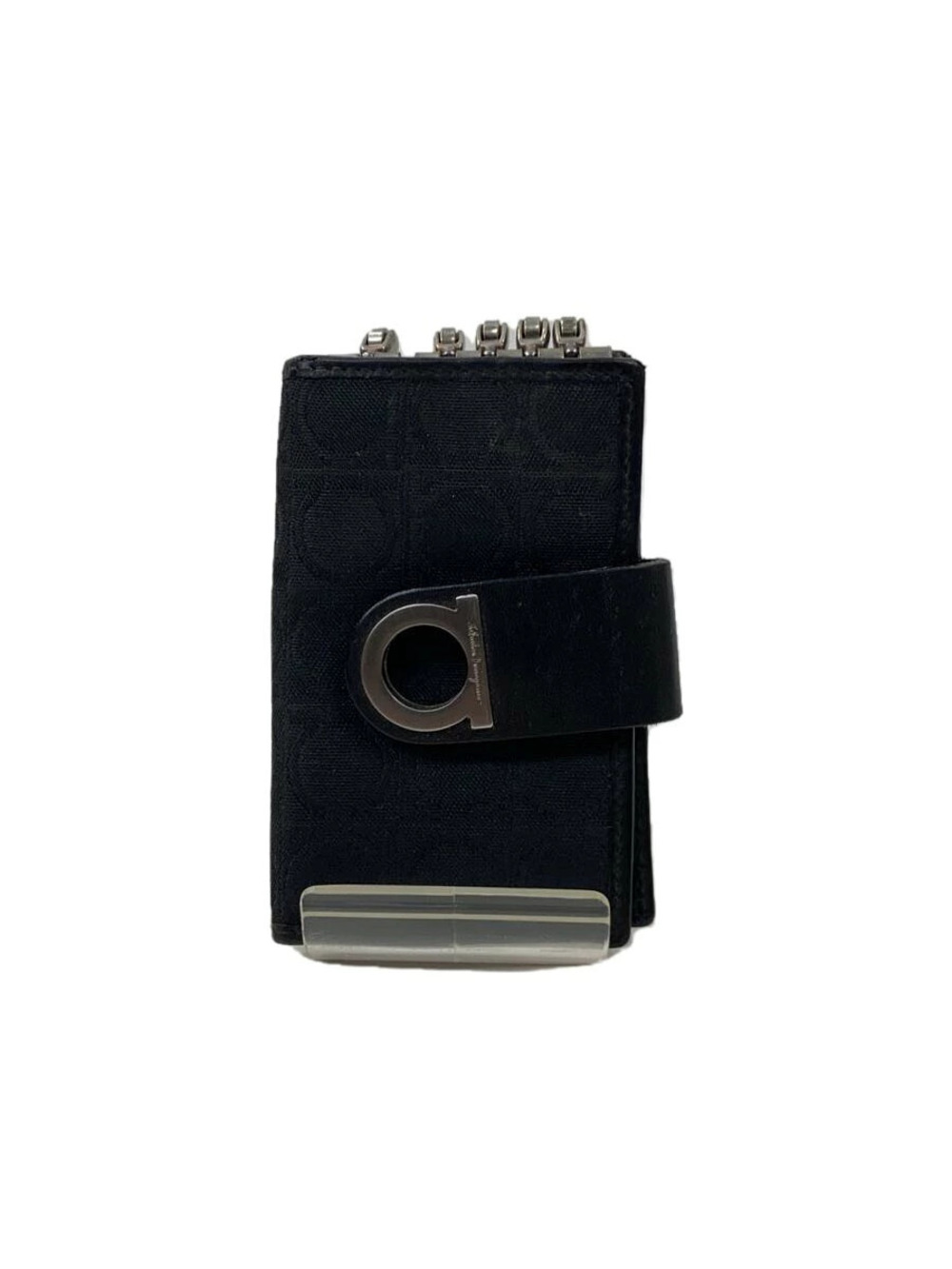Salvatore Ferragamo Key Case Wallet Black